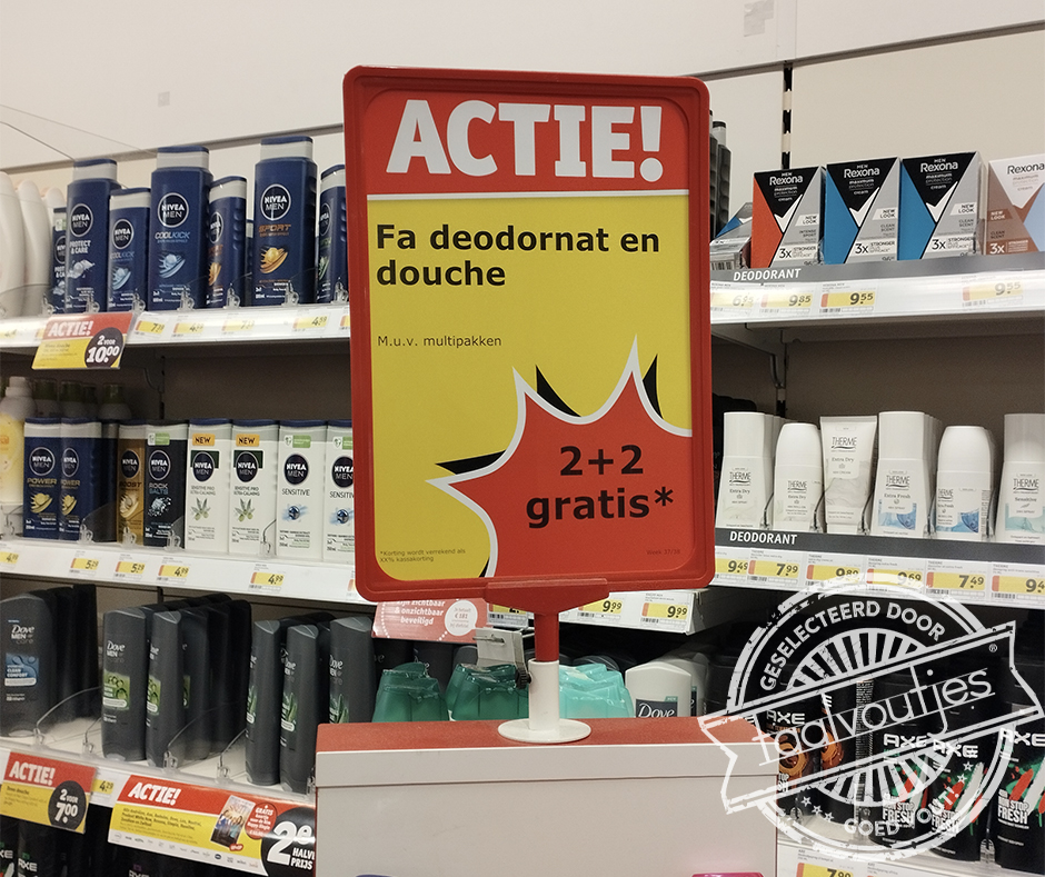 Ik houd 't toch nooit droog.