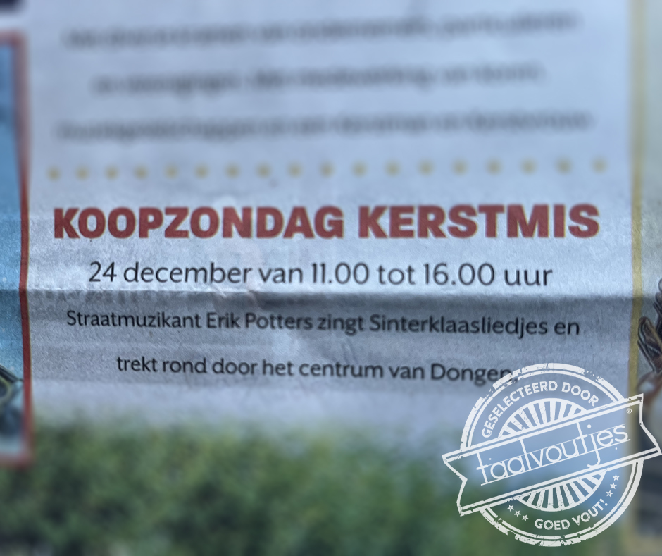 Gooi wat in mijn sokje ... ?