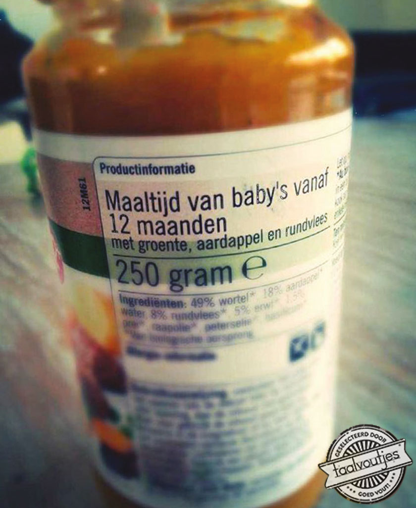 9. Voor je kleine kannibaaltje