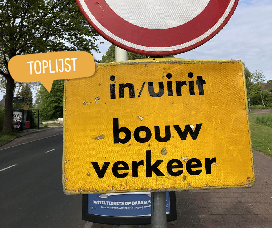 10 opvallende verkeersborden