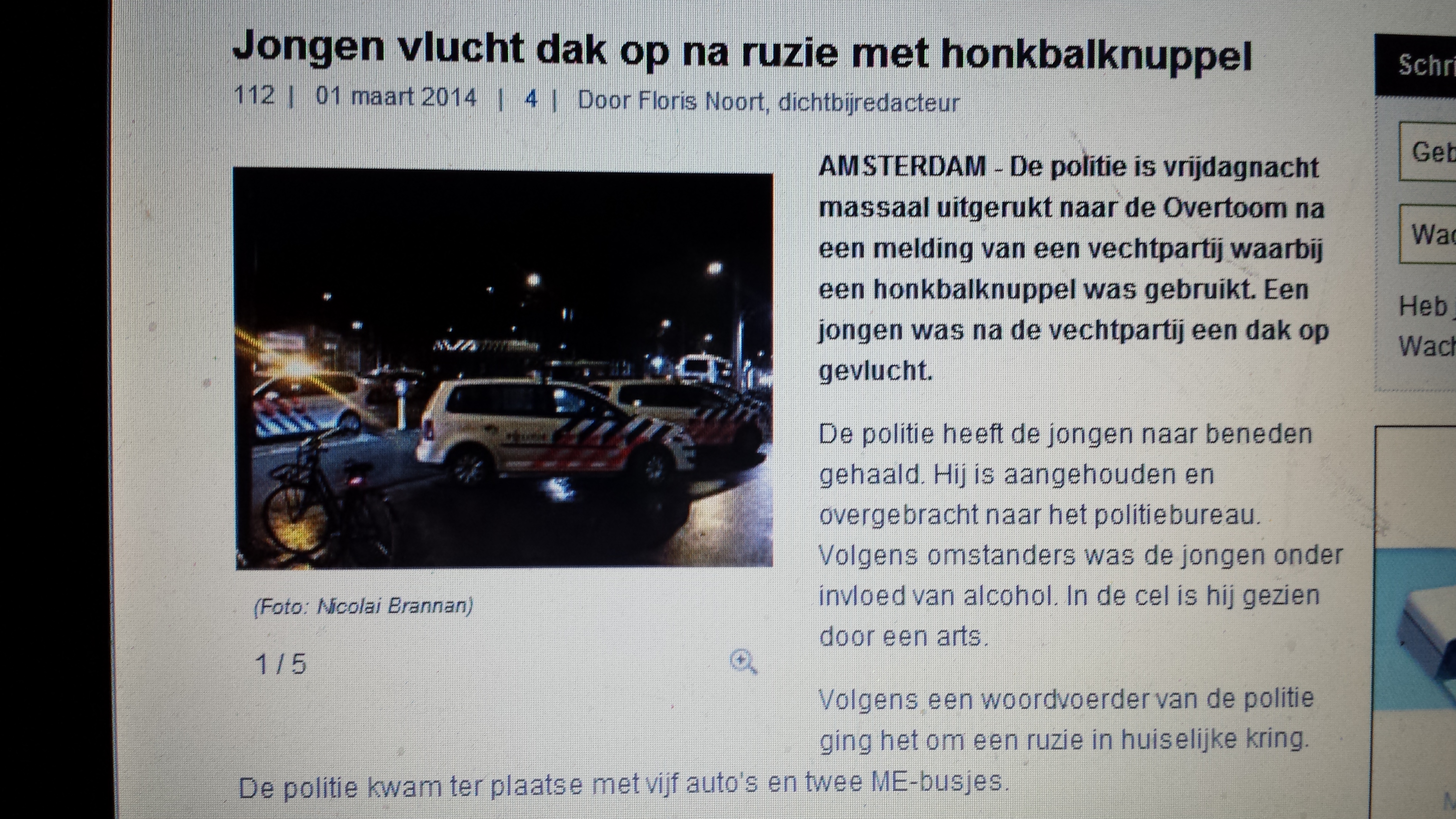 Je moet ook niet sollen met een knuppel