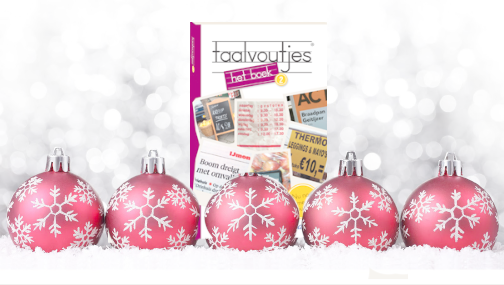 Taalvoutjes deelt uit!