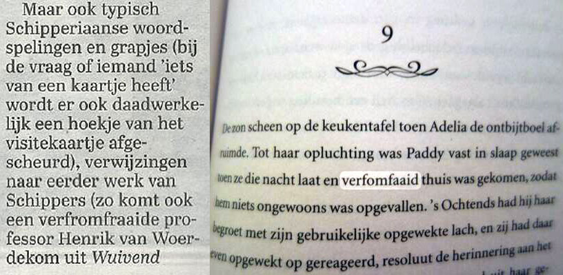 Woordweetje: verfomfaaid