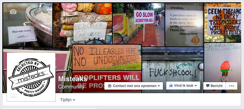 Misteaks is geboren!