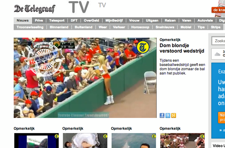 Woordweetje: Dom blondje