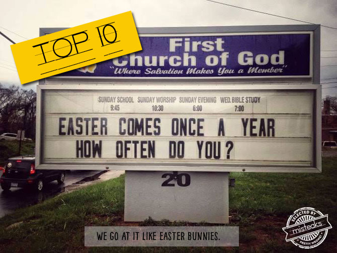 Top 10 Misteaks of April