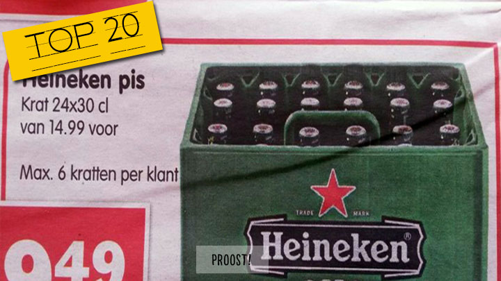 Proost! 20 alcoholische - hik! - voutjes