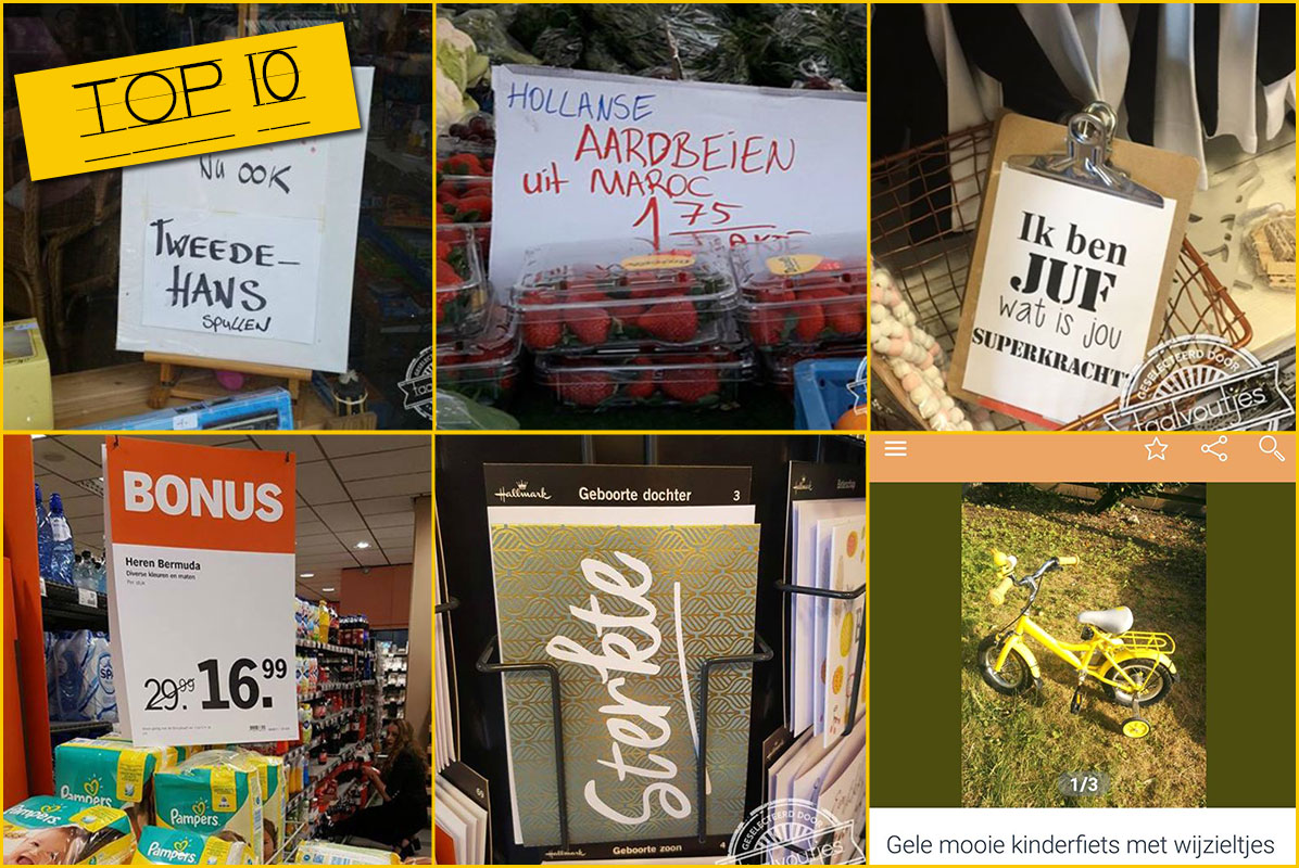 Top 10 taalvoutjes van juli