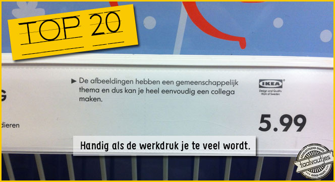 Aandacht voor taal maakt alles mooier: 20 x IKEA in de kreukels