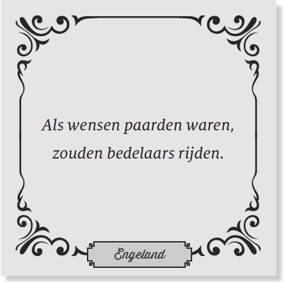 Buitenlandse spreekwoorden - stuur in!