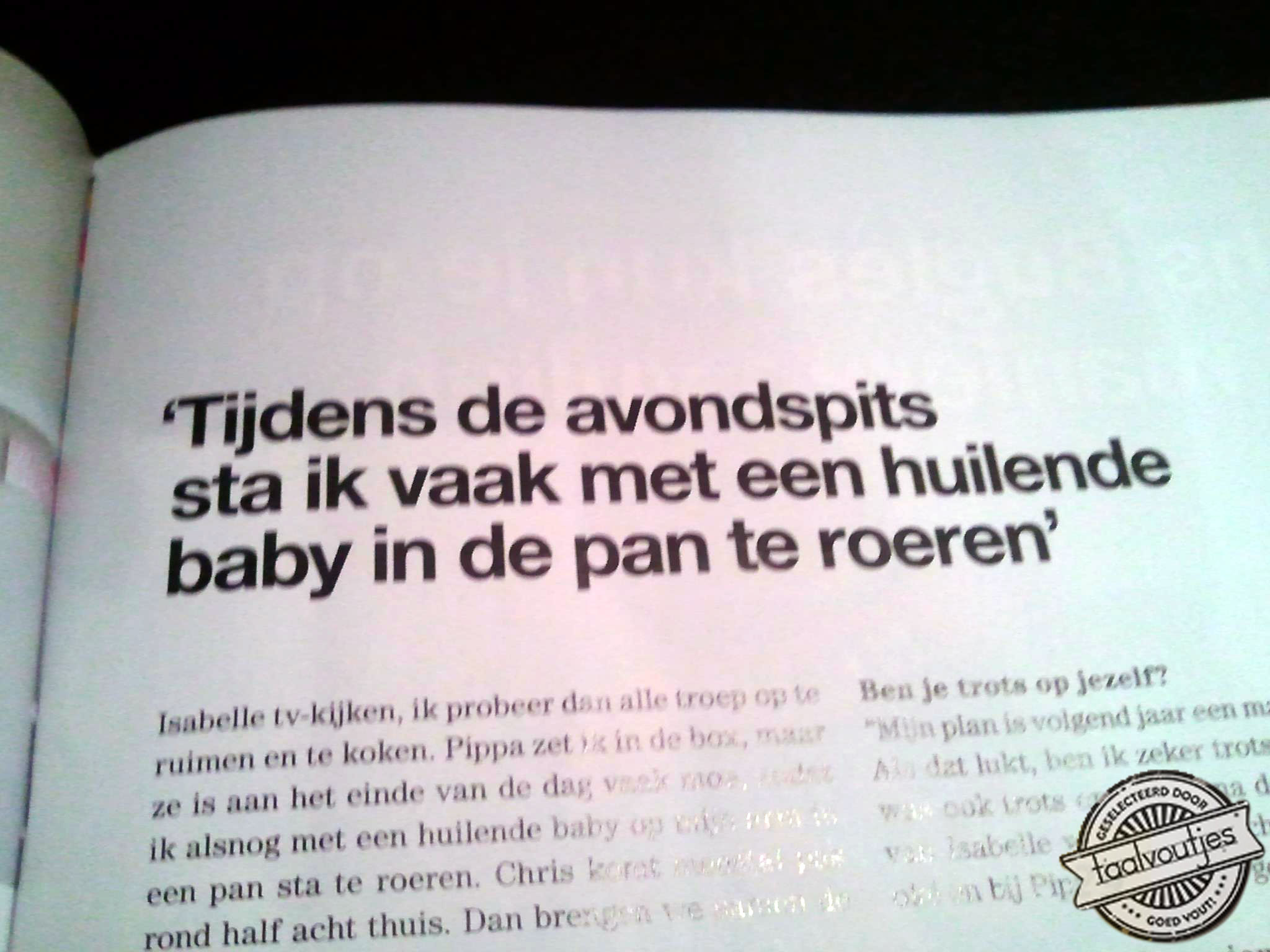 Woordweetje: Oelewapper