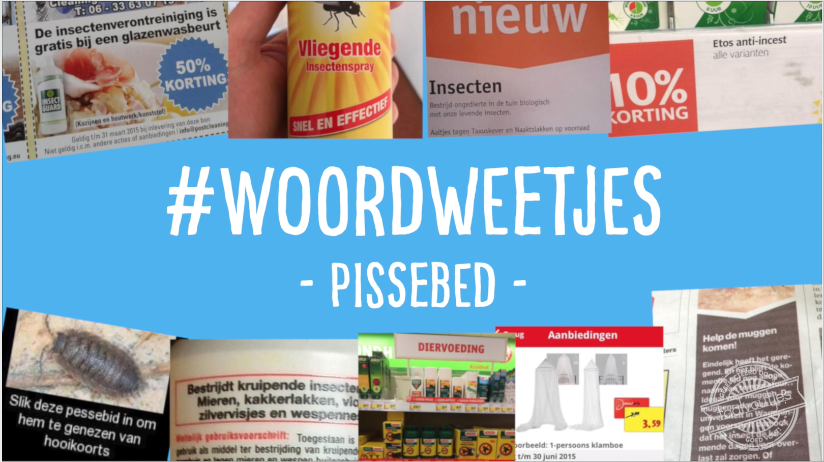 Woordweetje in beeld: Pissebed