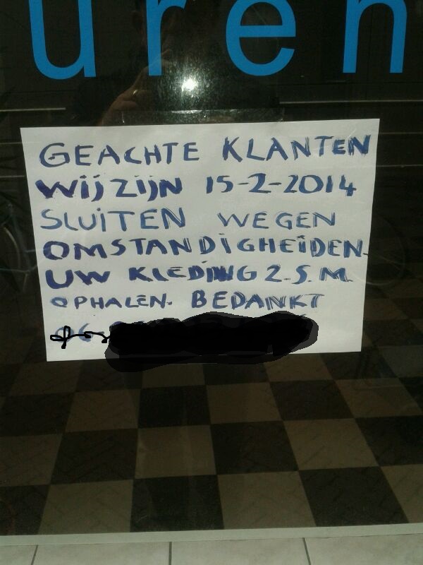 Hopelijk hebben die omstandigheden te maken met Nederlandse les.