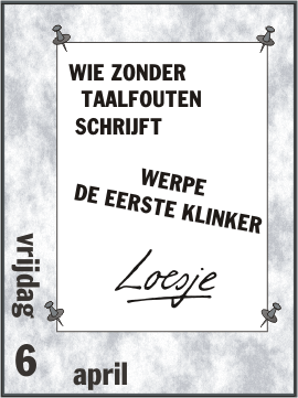 En zo is het maar net