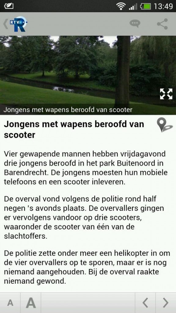 Je moet wel dapper zijn om die te overvallen!