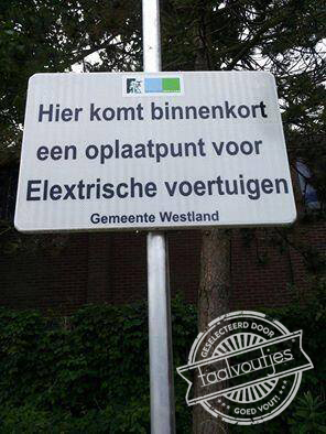 Nooit geweten dat elextriciteit auto's laat vliegen.