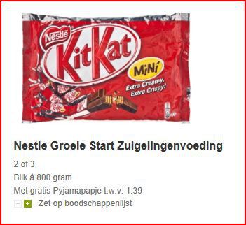 Wel nog even in de blender gooien. 