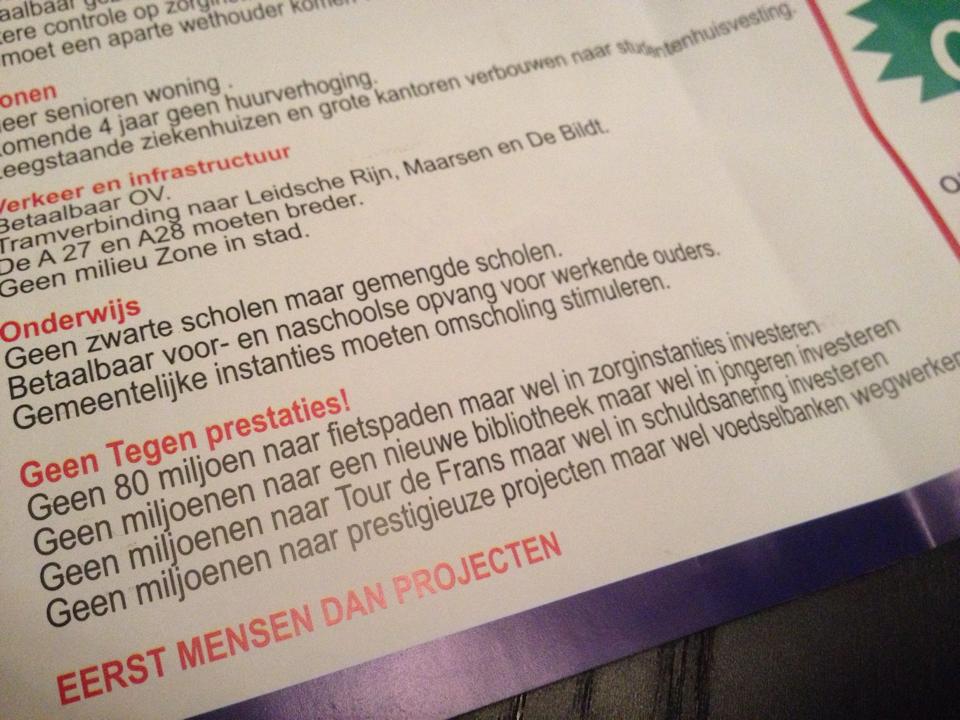 Wel jammer dat Frans geen miljonair wordt ...