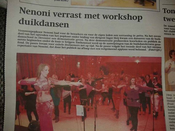 Dat geeft een heel nieuwe dimensie aan een waterballet