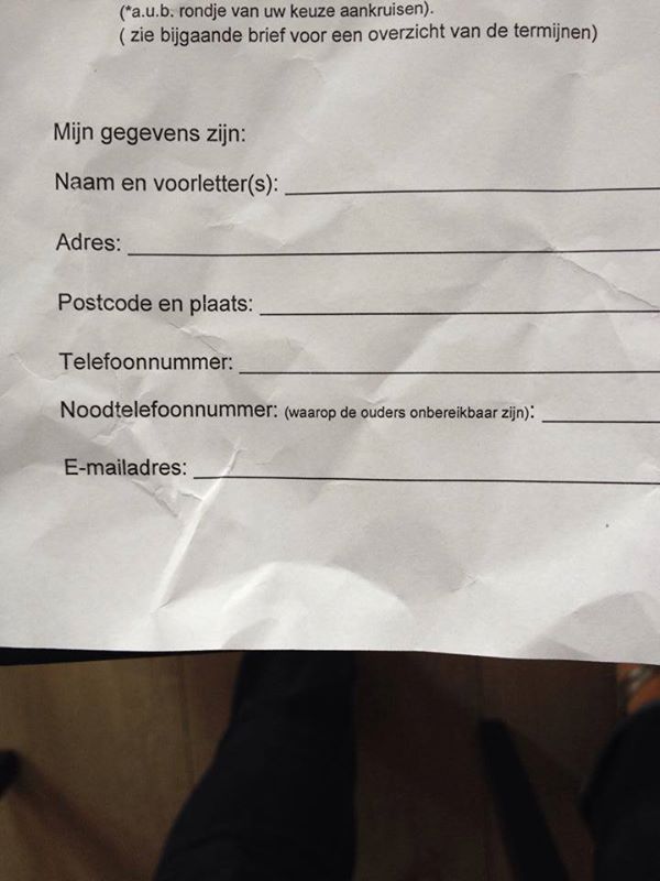 6. Want we hebben geen zin in ouders die zich met hun kroost komen bemoeien
