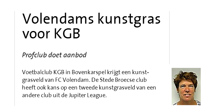 Ze stonden al voor in de Saturnus Champions Cup