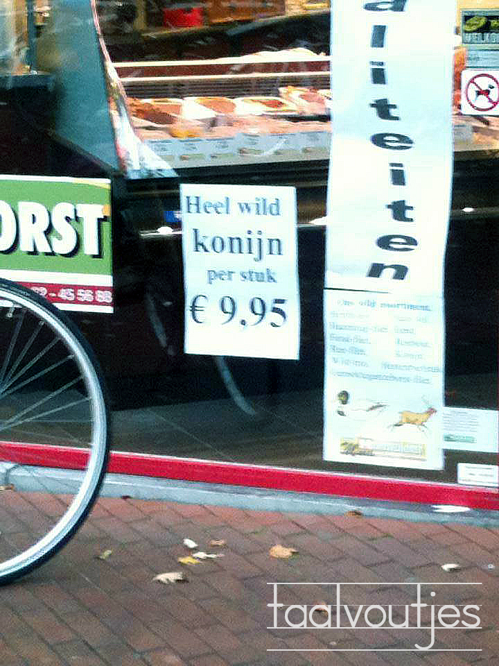 9. Het kan me niet wild genoeg zijn!