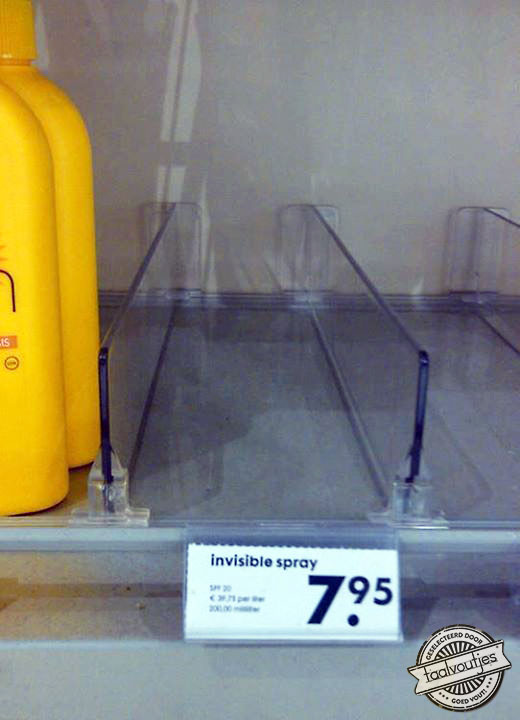 Dat is wel heel letterlijk genomen ...