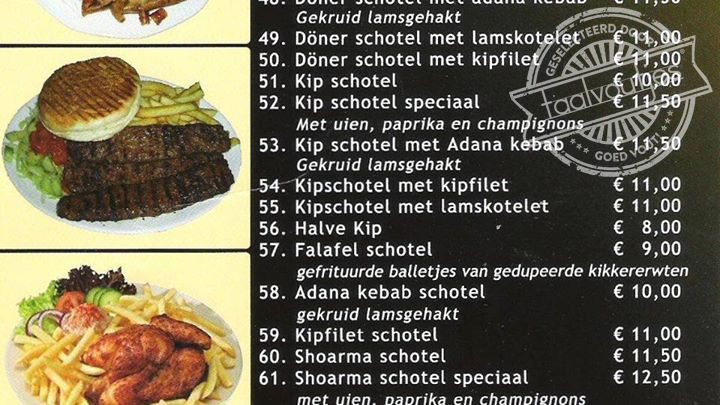Geef mij dan maar shoarma met opgelichte paprika en benadeelde champignons